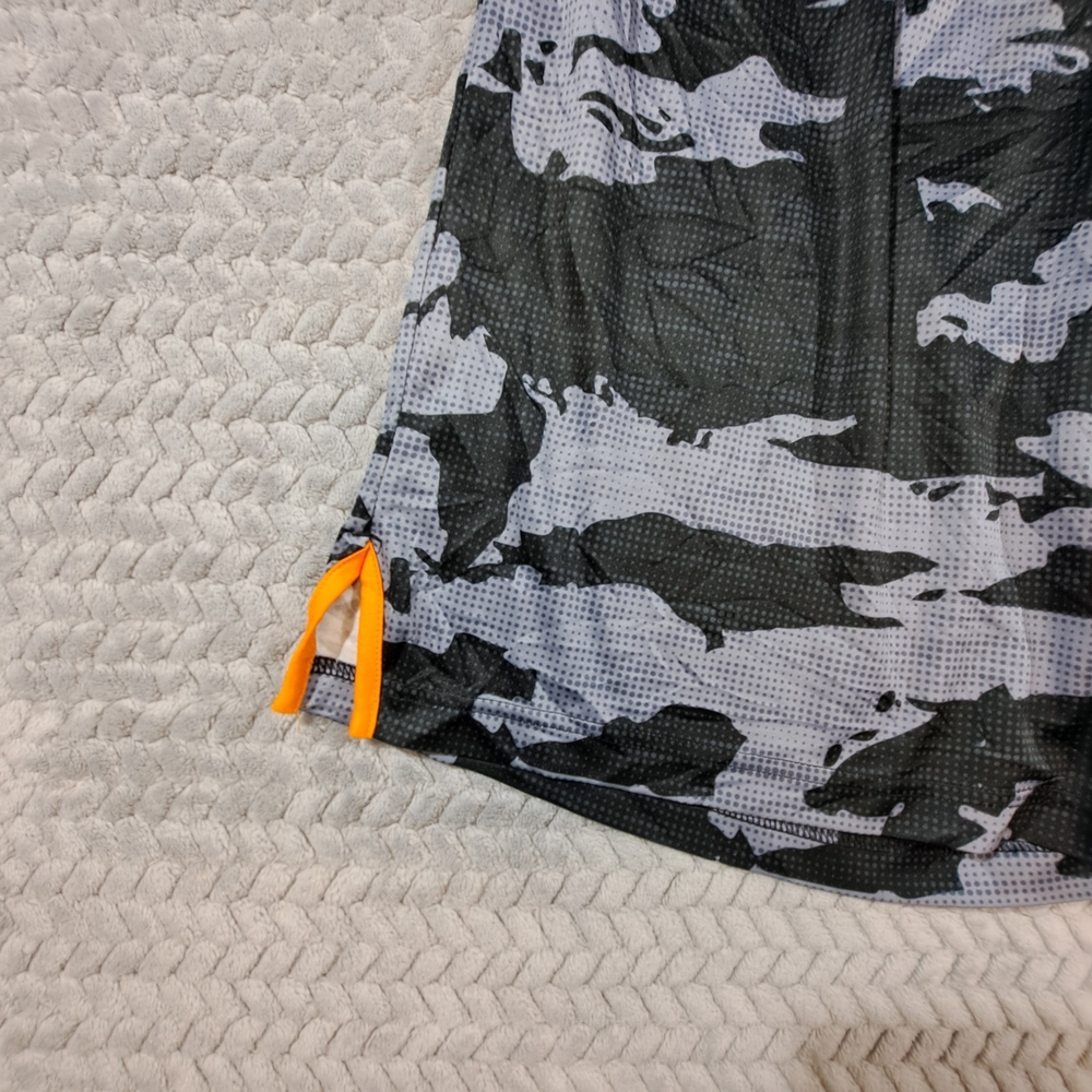 AND1 Black and Gray Camo Athletic Shorts - Picture 2 of 6
